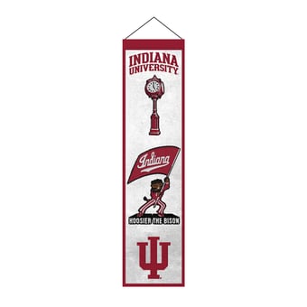 Indiana Hoosiers 8" x 32" Icons Banner
