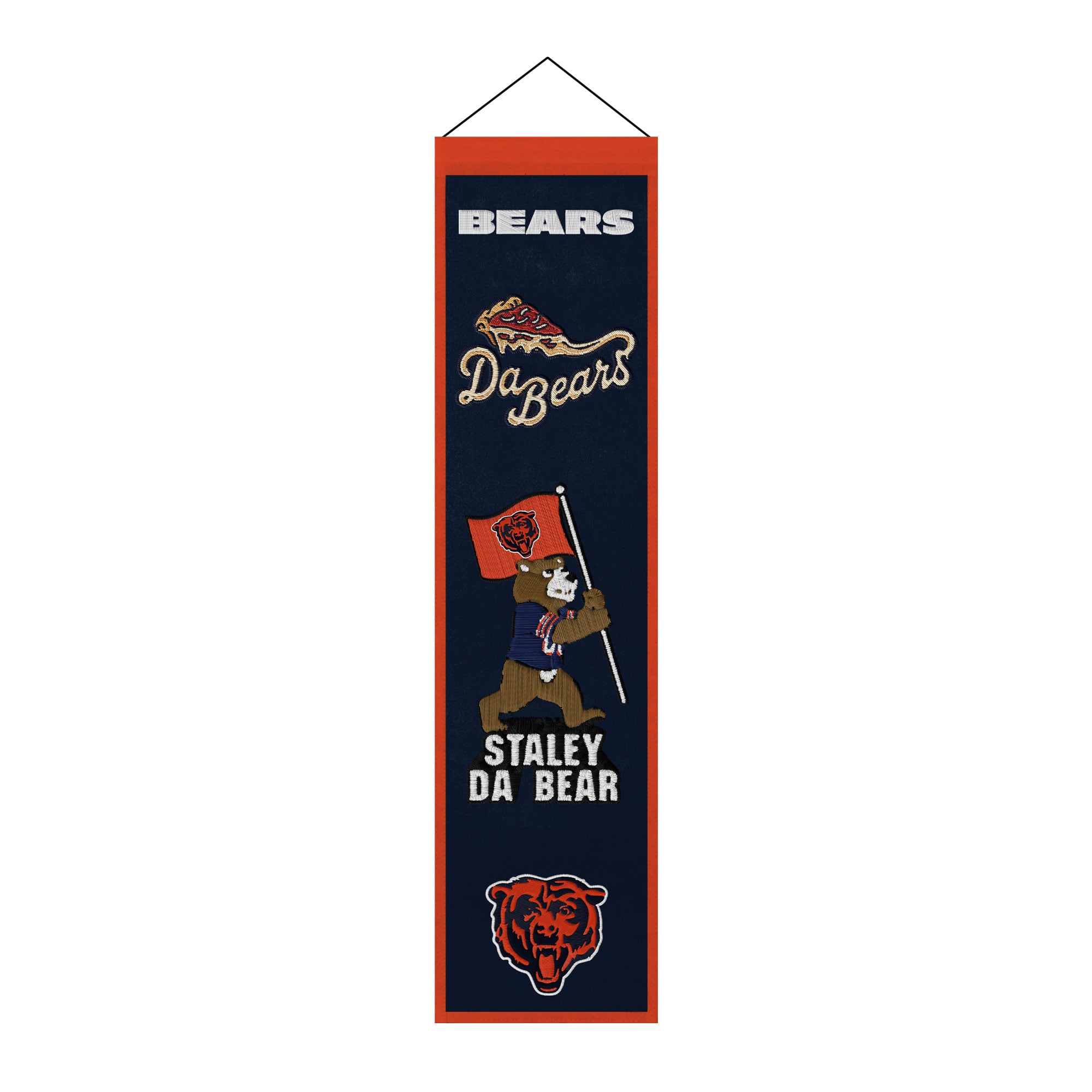Chicago Bears 8″ x 32″ Icons Banner