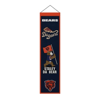 Chicago Bears 8" x 32" Icons Banner