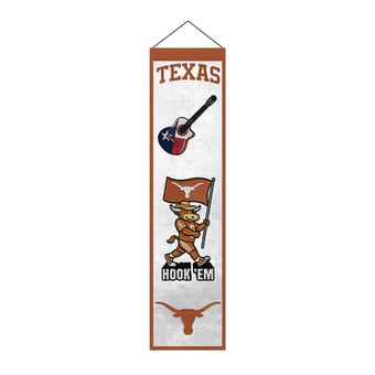 "Texas Longhorns 8"" x 32"" Icons Banner"