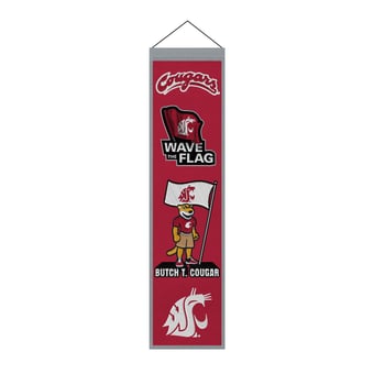 Washington State Cougars 8" x 32" Icons Banner