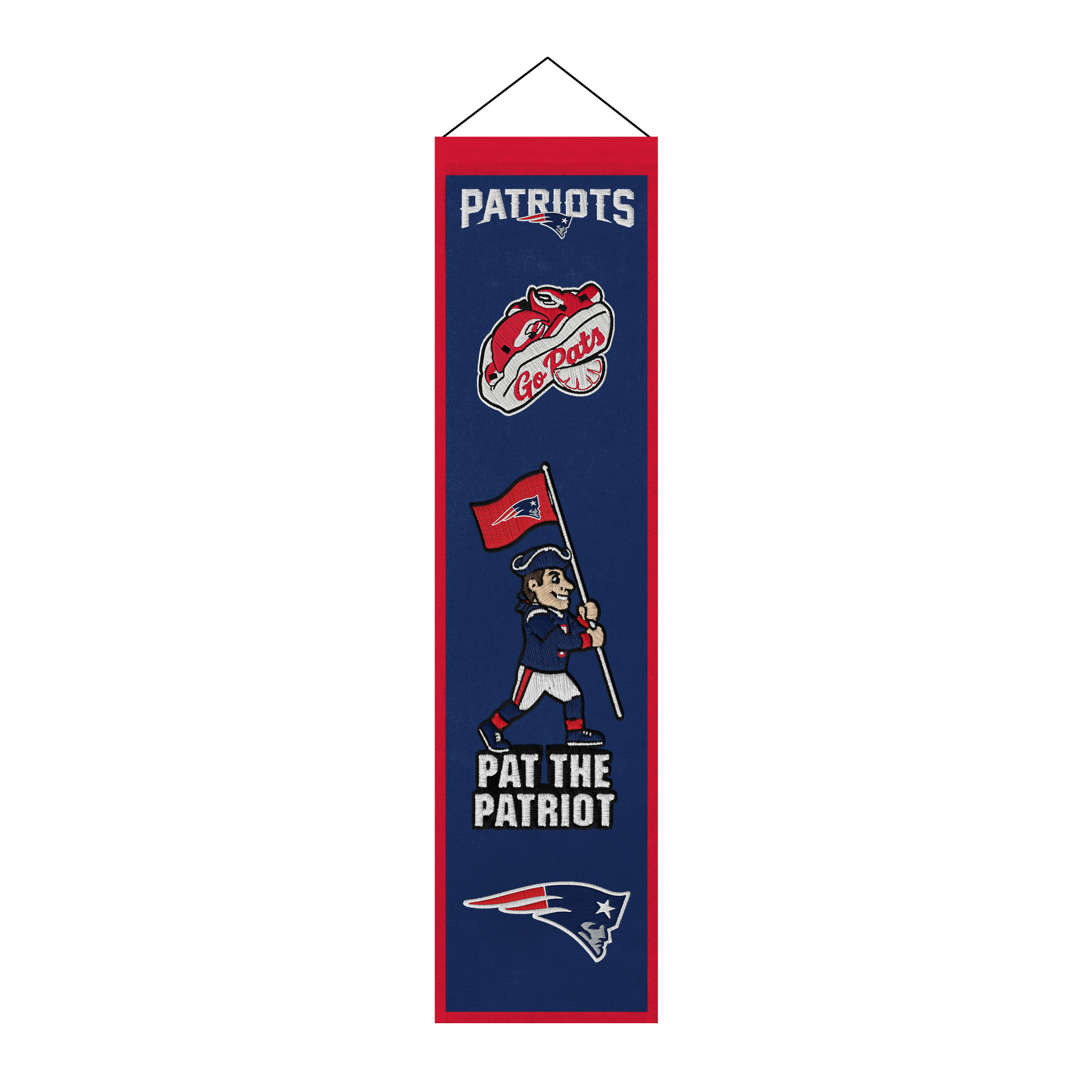 New England Patriots 8" x 32" Icons Banner