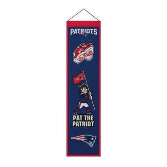 New England Patriots 8" x 32" Icons Banner