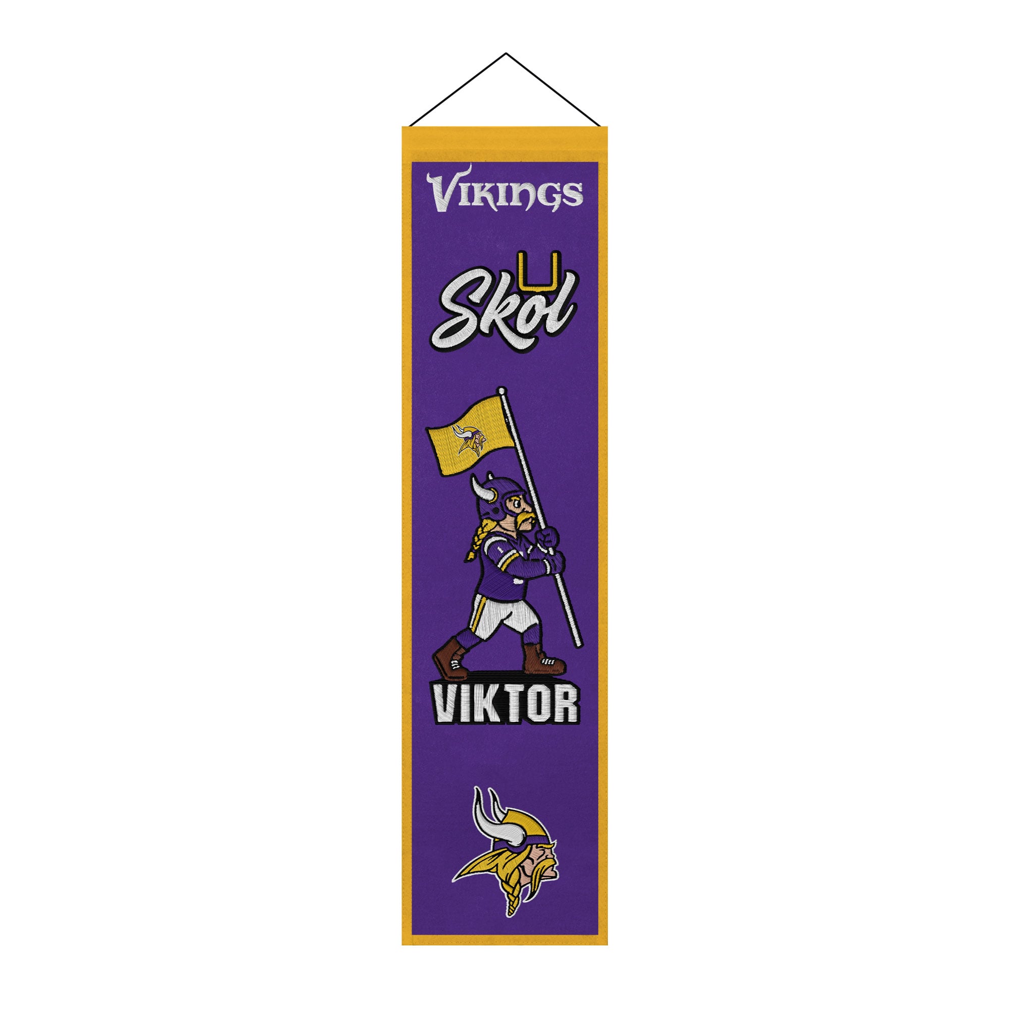 Minnesota Vikings 8" x 32" Icons Banner