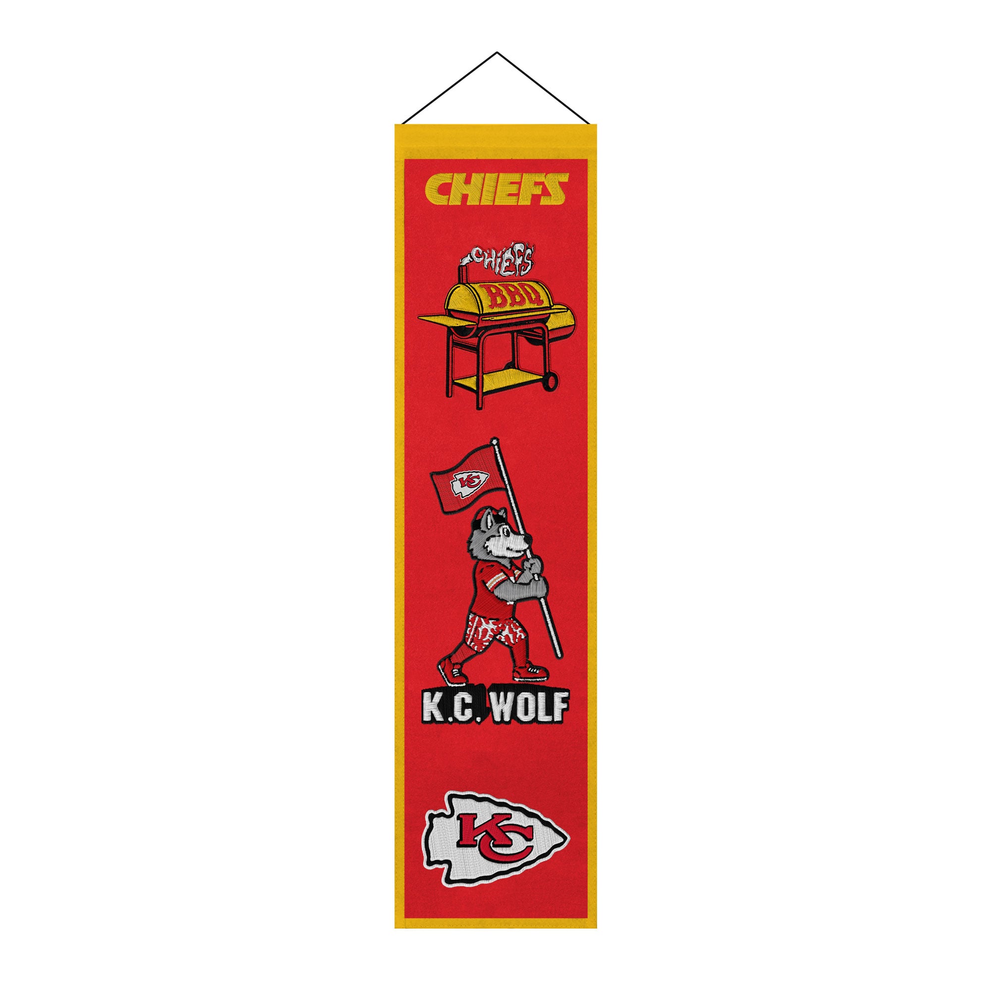 Kansas City Chiefs 8" x 32" Icons Banner
