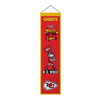 "Kansas City Chiefs 8"" x 32"" Icons Banner"
