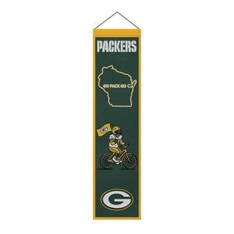 "Green Bay Packers 8"" x 32"" Icons Banner"