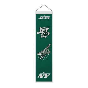 New York Jets 8" x 32" Icons Banner