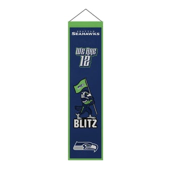 Seattle Seahawks 8" x 32" Icons Banner