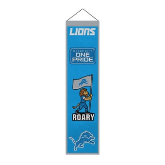 Detroit Lions 8" x 32" Icons Banner