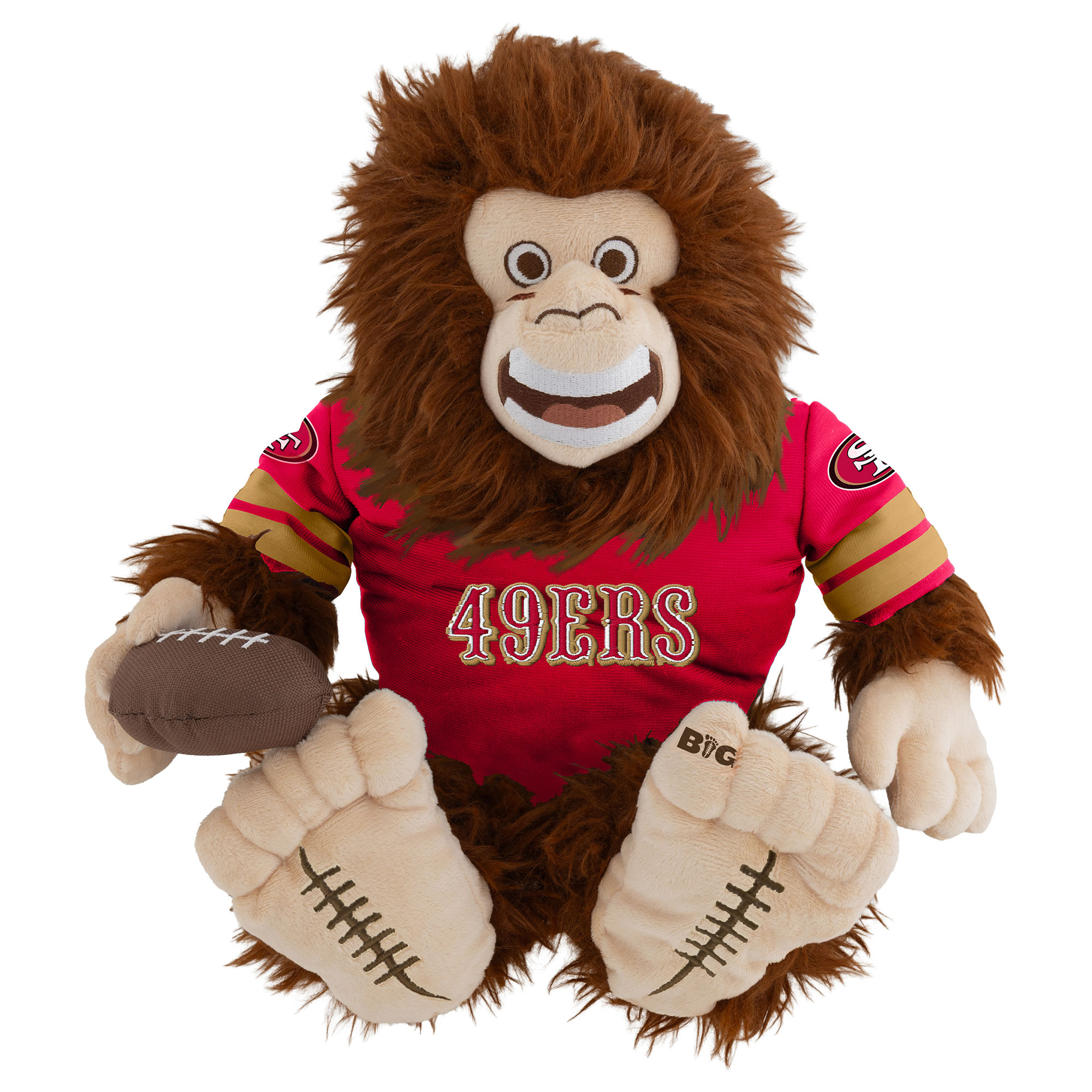 San Francisco 49ers 14" Big Footballer Premium Plush