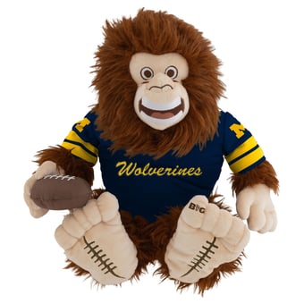 Michigan Wolverines 14" Big Footballer Premium Plush