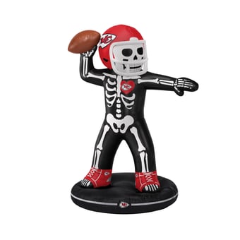 Kansas City Chiefs 7' Inflatable Skeleton Quarterback