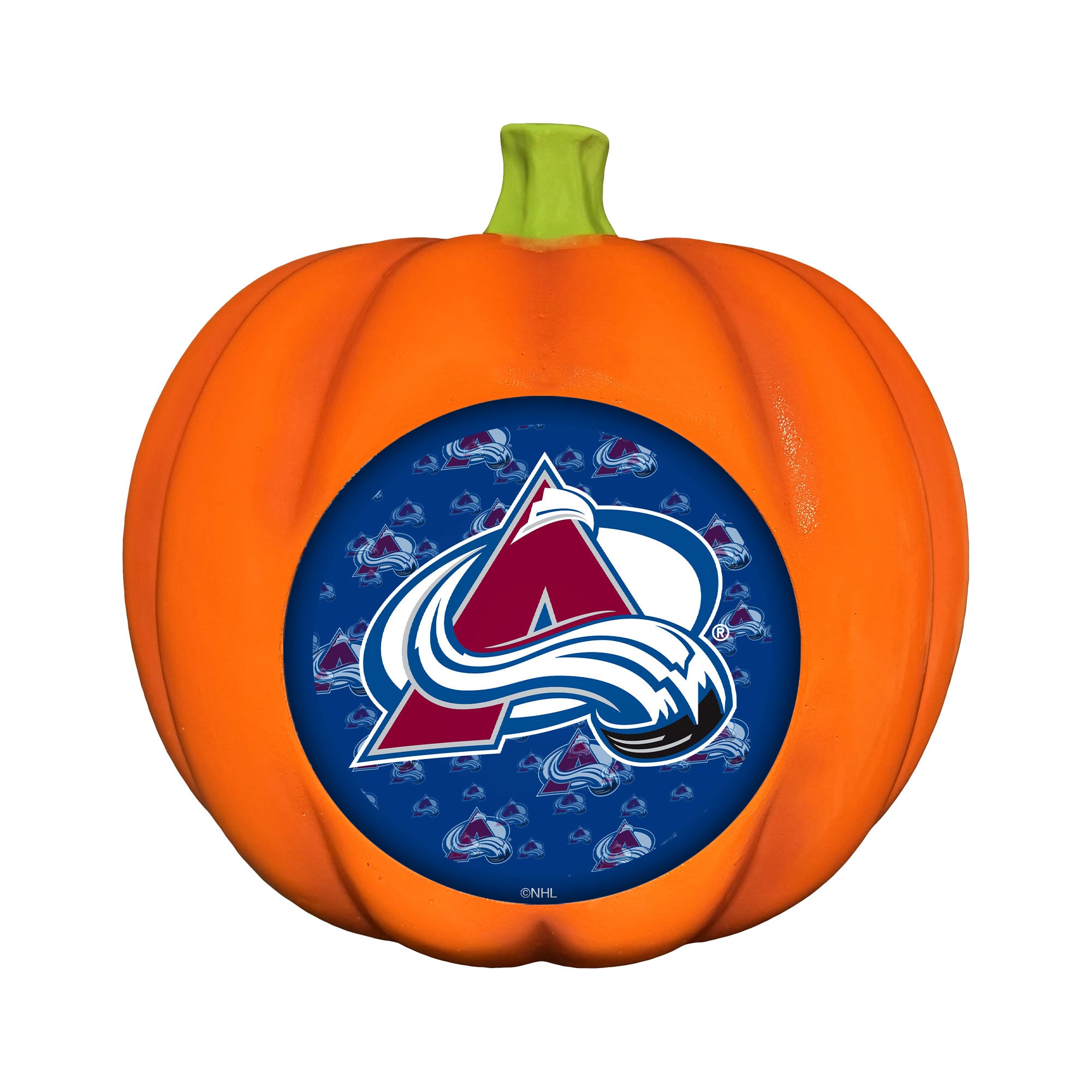 Colorado Avalanche 10" LED 3D Logo Resin Pumpkin