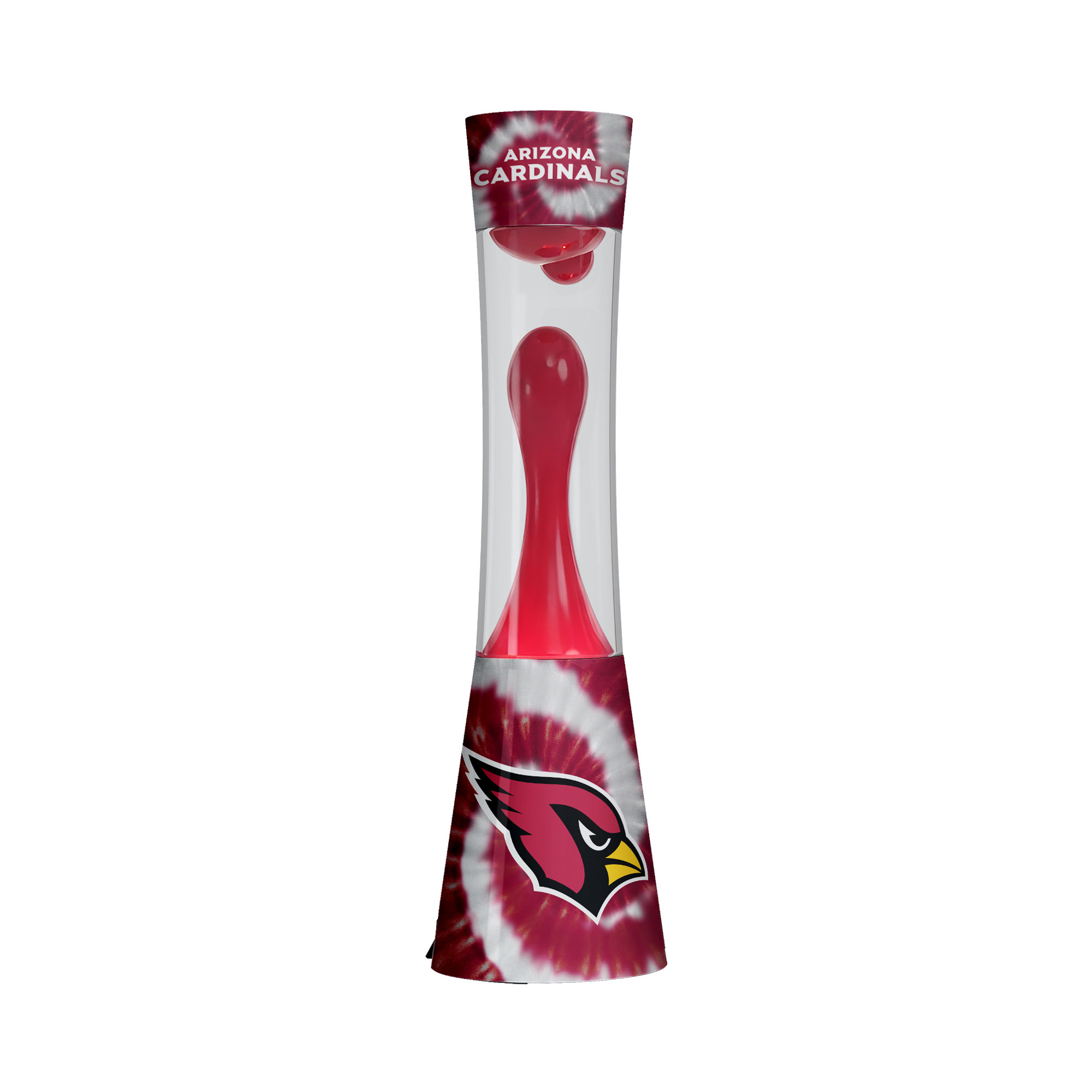 Arizona Cardinals 17" Tie-Dye Magma Lamp with Bluetooth Speaker
