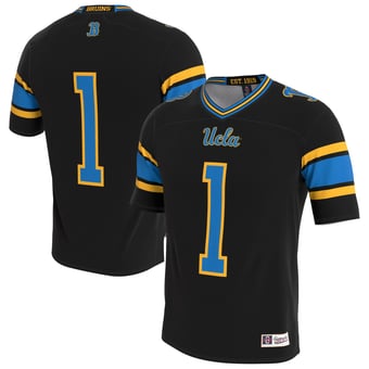 Youth GameDay Greats UCLA Bruins Lightweight Collegiate Football Blackout Fashion Jersey