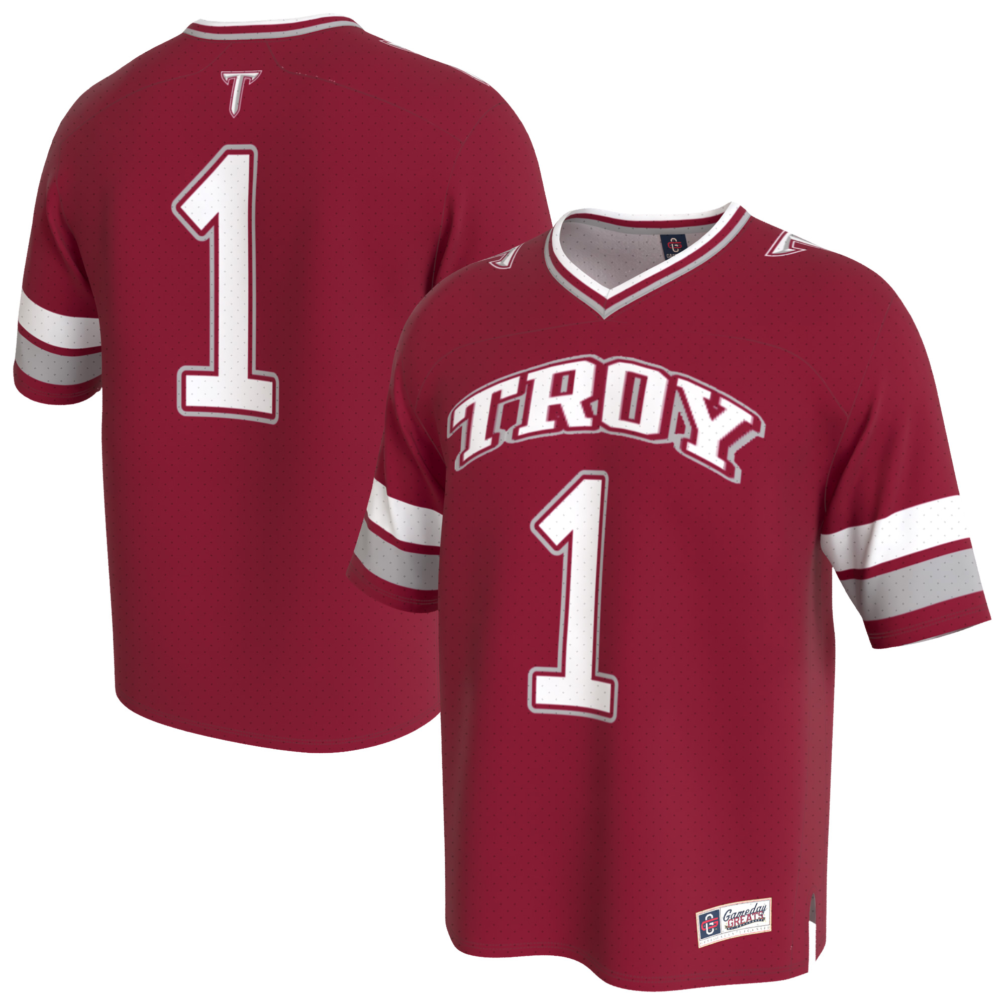 Unisex GameDay Greats Cardinal Troy University Trojans Lightweight Collegiate Football Fashion Jersey Unisex GameDay Greats Cardinal Troy University Trojans Lightweight Collegiate Football Fashion Jersey