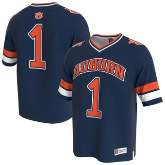 Unisex GameDay Greats Navy Auburn Tigers Lightweight Collegiate Football Fashion Jersey
