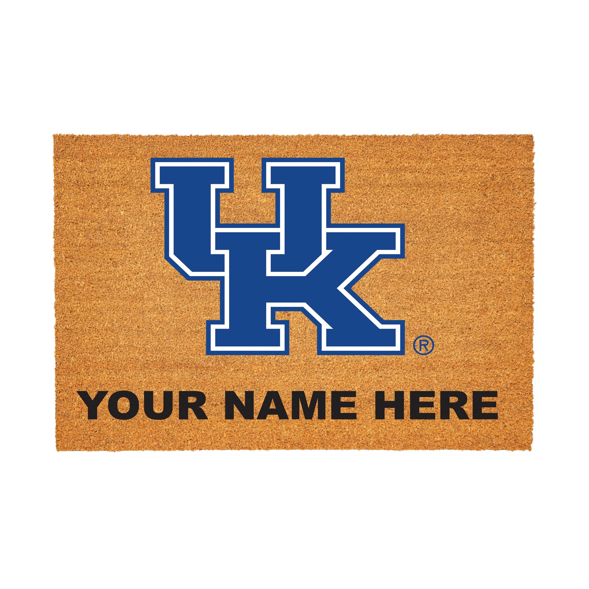 Kentucky Wildcats 24" x 36" Team Logo Personalized Coir Door Mat