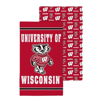 Wisconsin Badgers Double-Sided Kitchen & Grill Towel