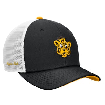 Men's Nike Black Missouri Tigers Legacy Mascot Adjustable Trucker Hat