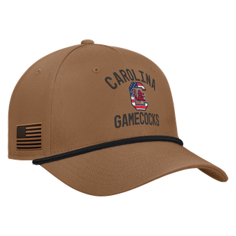 Men's Nike Brown Illinois Fighting Illini 2026 Military Appreciation Rope Rise 5-Panel Adjustable Hat