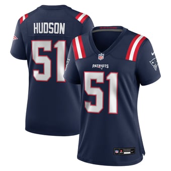Women's Nike James Hudson Navy New England Patriots Team Game Jersey
