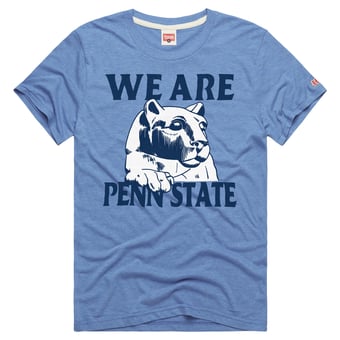 Unisex Homage Light Blue Penn State Nittany Lions We Are Tri-Blend T-Shirt