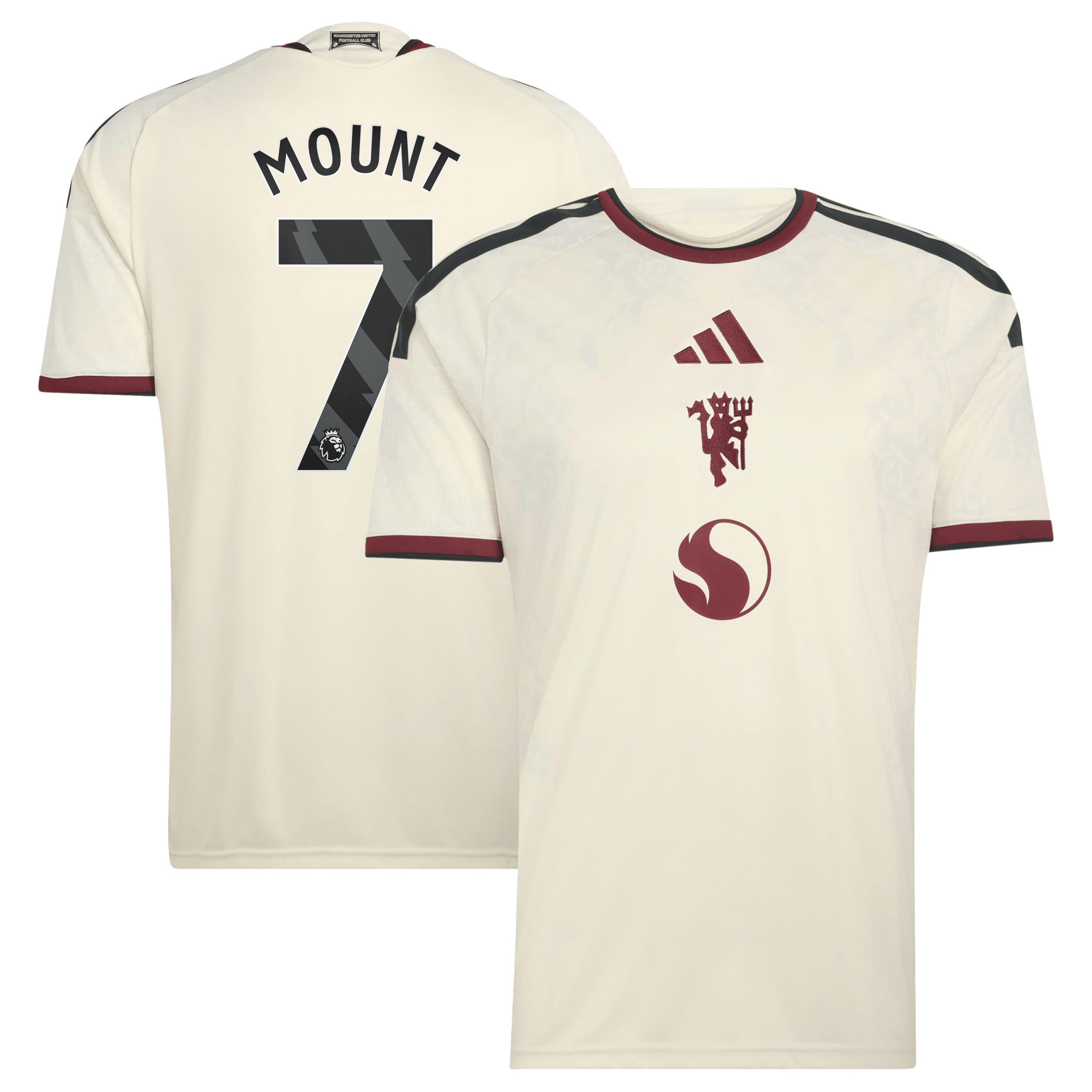 Men's adidas Mason Mount Cream Manchester United 2026/27 Third Replica Jersey