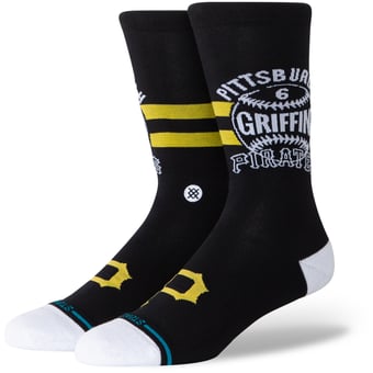 Unisex Stance Konnor Griffin Black Pittsburgh Pirates Stitches Crew Socks