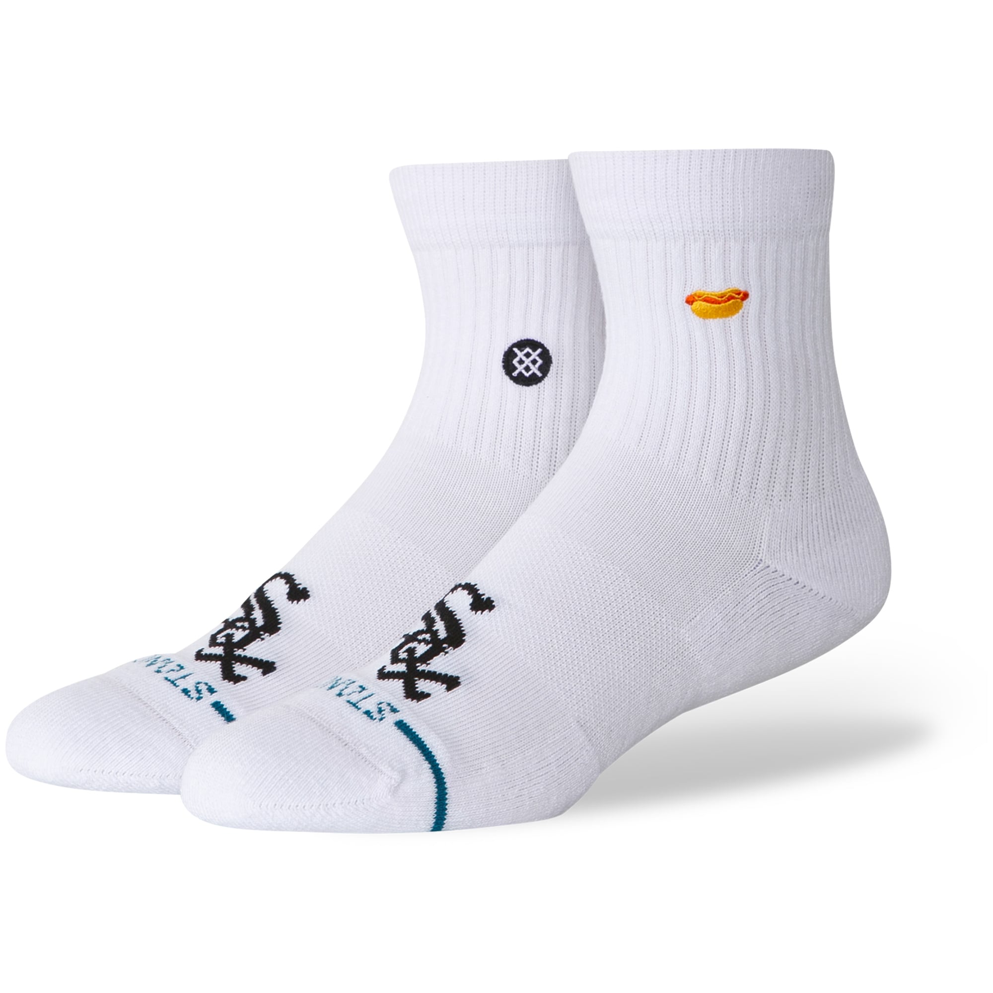 Unisex Stance White Chicago White Sox Hot Dog Quarter Socks