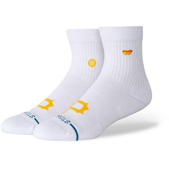 Unisex Stance White Pittsburgh Pirates Hot Dog Quarter Socks
