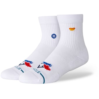 Unisex Stance White Toronto Blue Jays Hot Dog Quarter Socks
