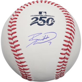 Bobby Witt Jr. Kansas City Royals Autographed USA 250th Logo Baseball