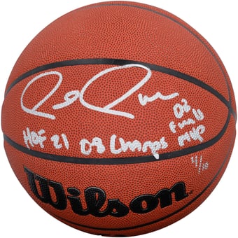 Paul Pierce Boston Celtics Autographed Wilson Authentic Series Indoor/Outdoor Basketball with Multiple Inscriptions - Limited Edition of 10