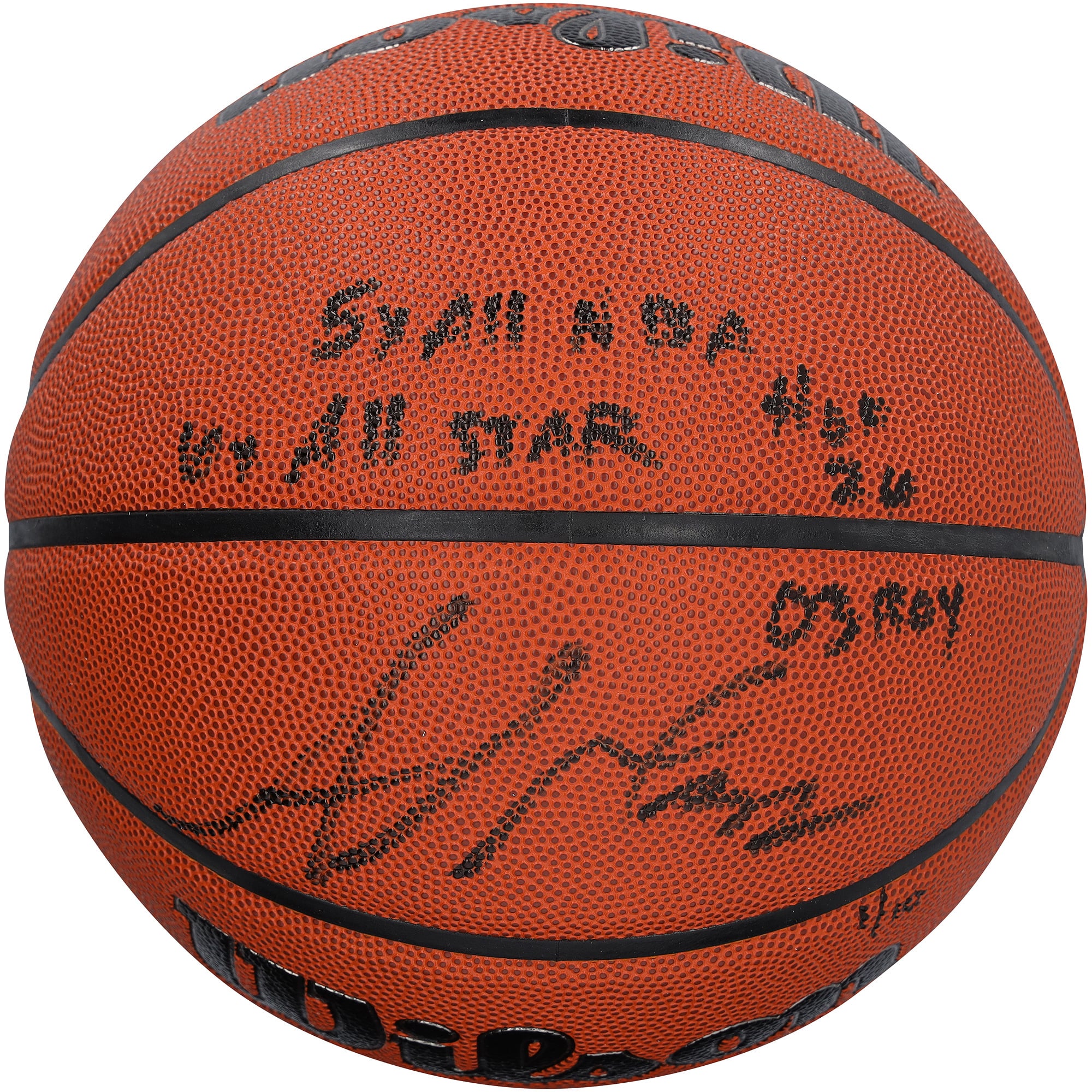 Amar'e Stoudemire Phoenix Suns Autographed Wilson Authentic Series Indoor/Outdoor Basketball with Multiple Inscriptions - Limited Edition #1/10