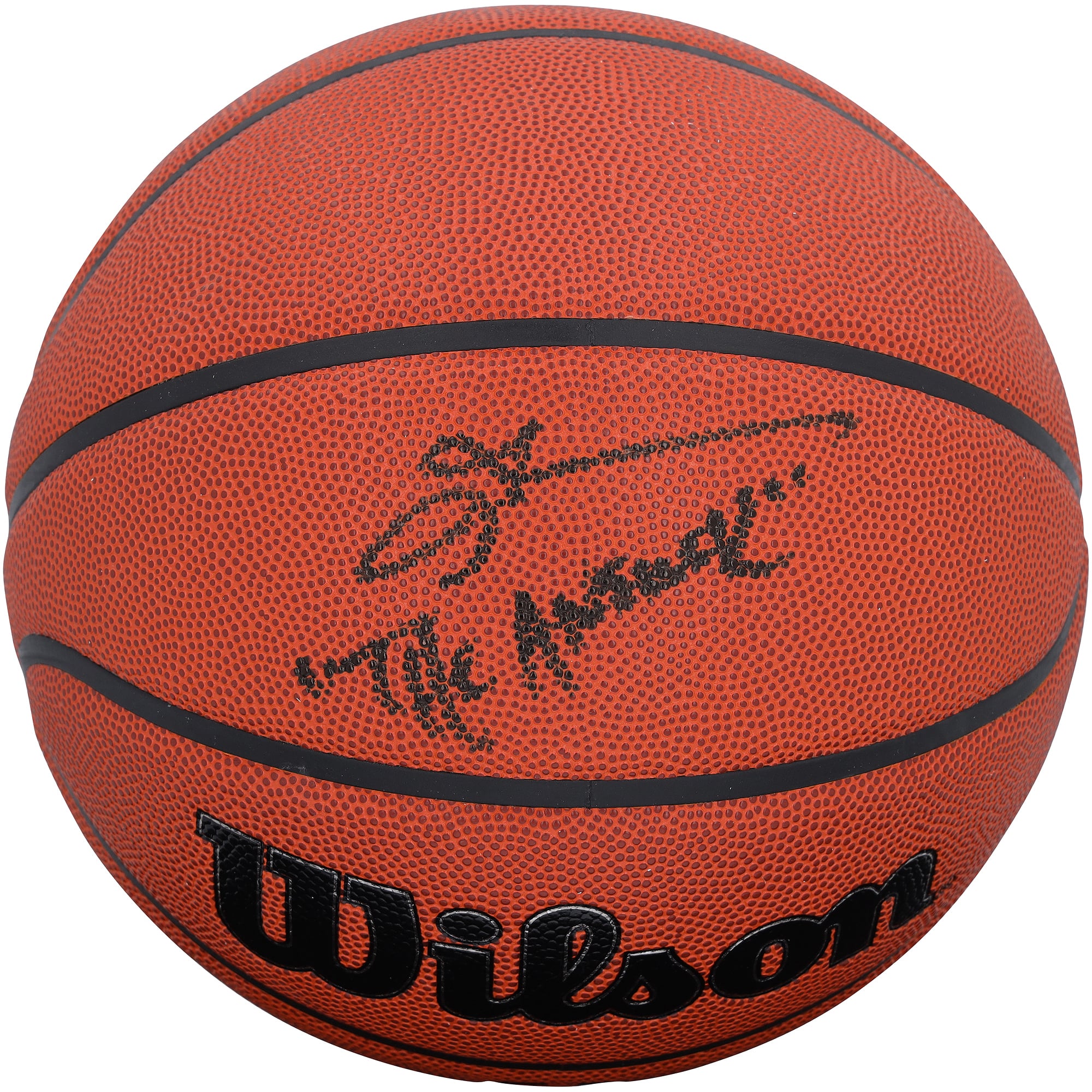 Allen Iverson Philadelphia 76ers Autographed Wilson Authentic Series Indoor/Outdoor Basketball with "The Answer" Inscription