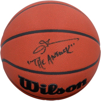 Allen Iverson Philadelphia 76ers Autographed Wilson Authentic Series Indoor/Outdoor Basketball with "The Answer" Inscription