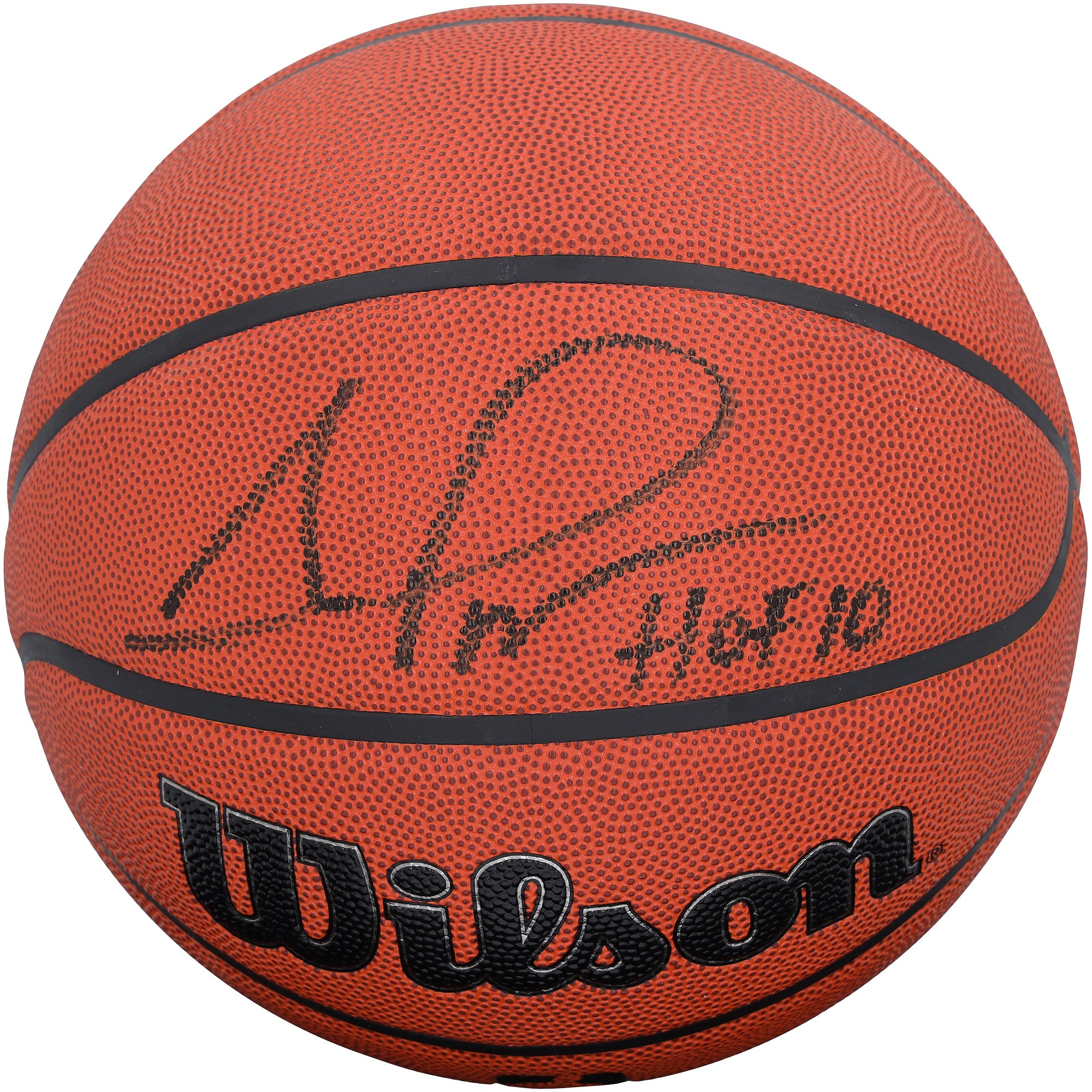 Scottie Pippen Chicago Bulls Autographed Wilson Authentic Series Indoor/Outdoor Basketball with "HOF 10" Inscription