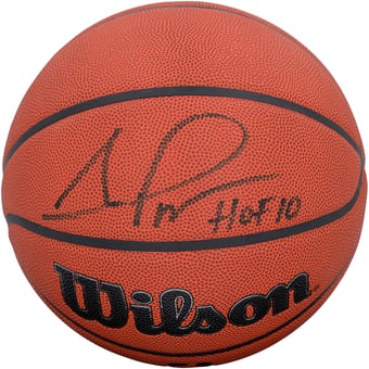 Scottie Pippen Chicago Bulls Autographed Wilson Authentic Series Indoor/Outdoor Basketball with "HOF 10" Inscription