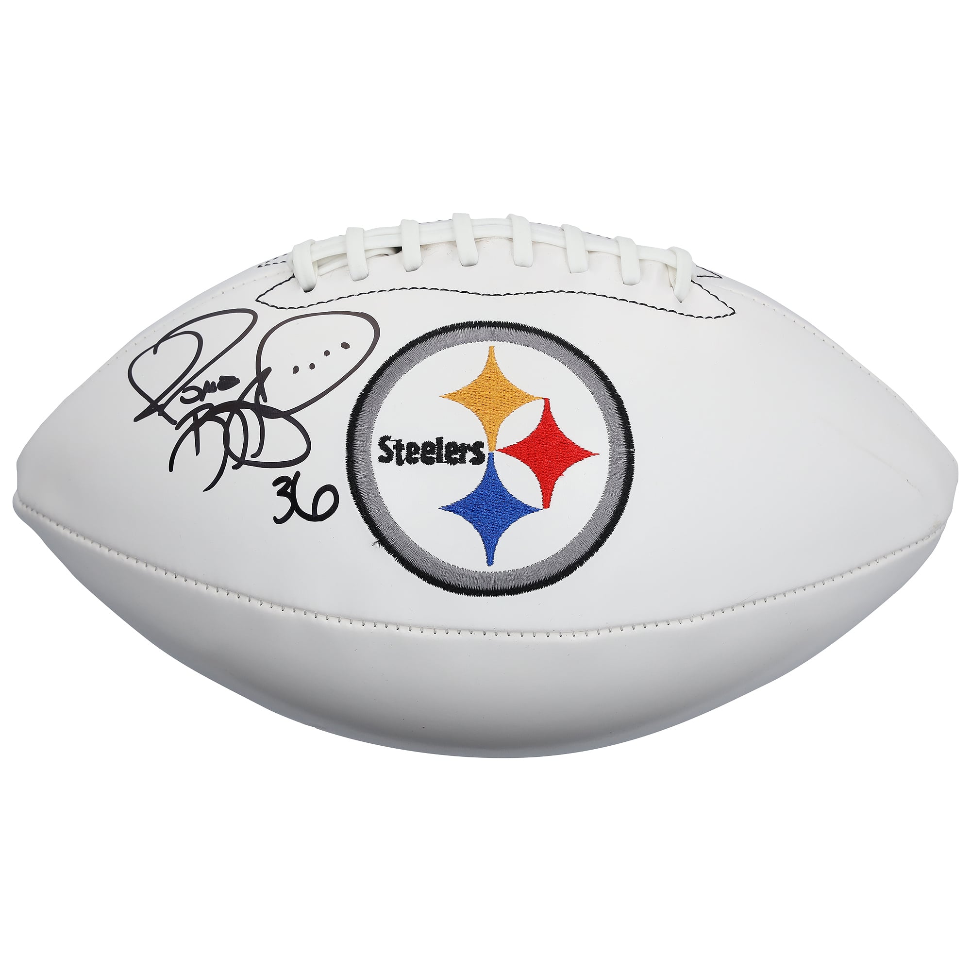 Jerome Bettis Pittsburgh Steelers Autographed Wilson White Panel Football