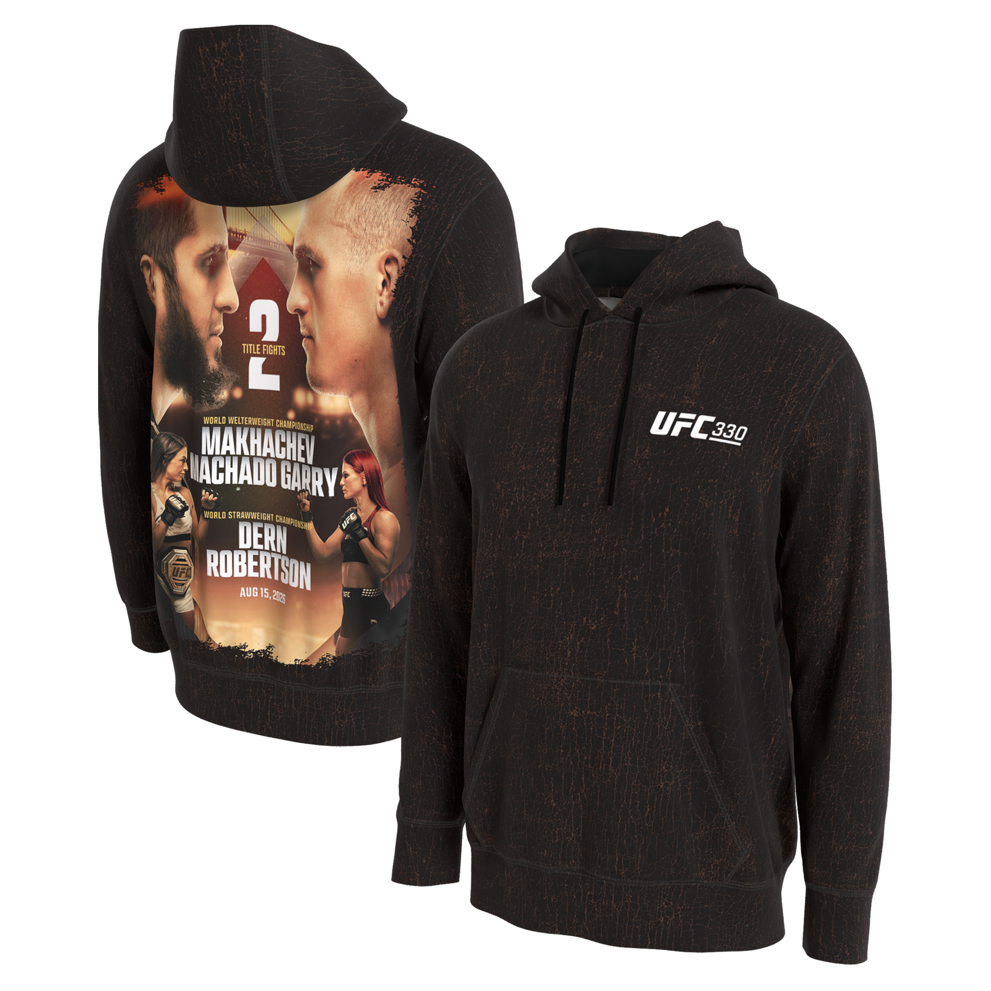 Youth ProSphere Black UFC 330 Matchup Hoodie