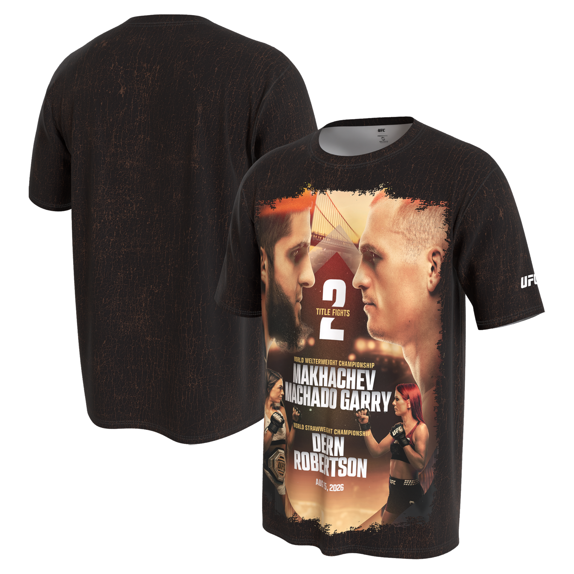 Youth ProSphere Black UFC 330 Matchup T-Shirt