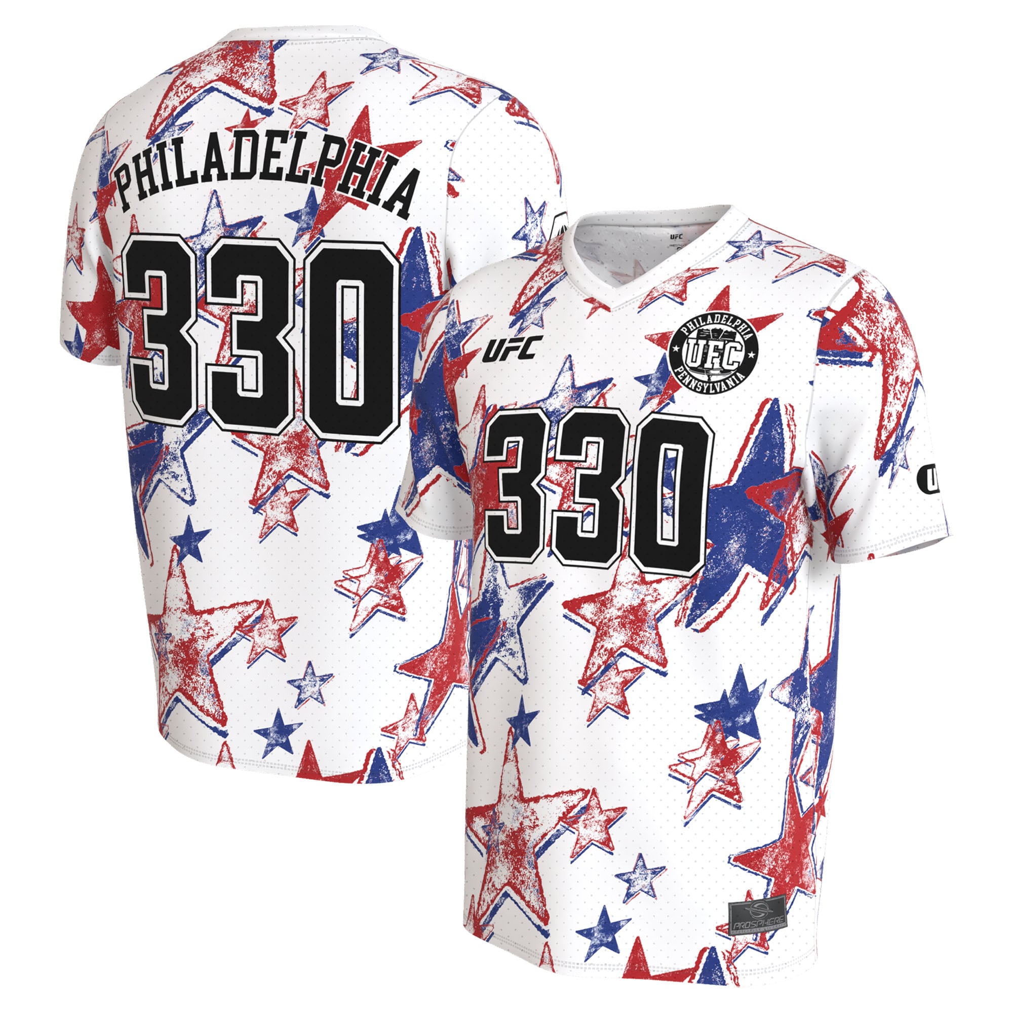 Youth ProSphere White UFC 330 Soccer Fashion Jersey