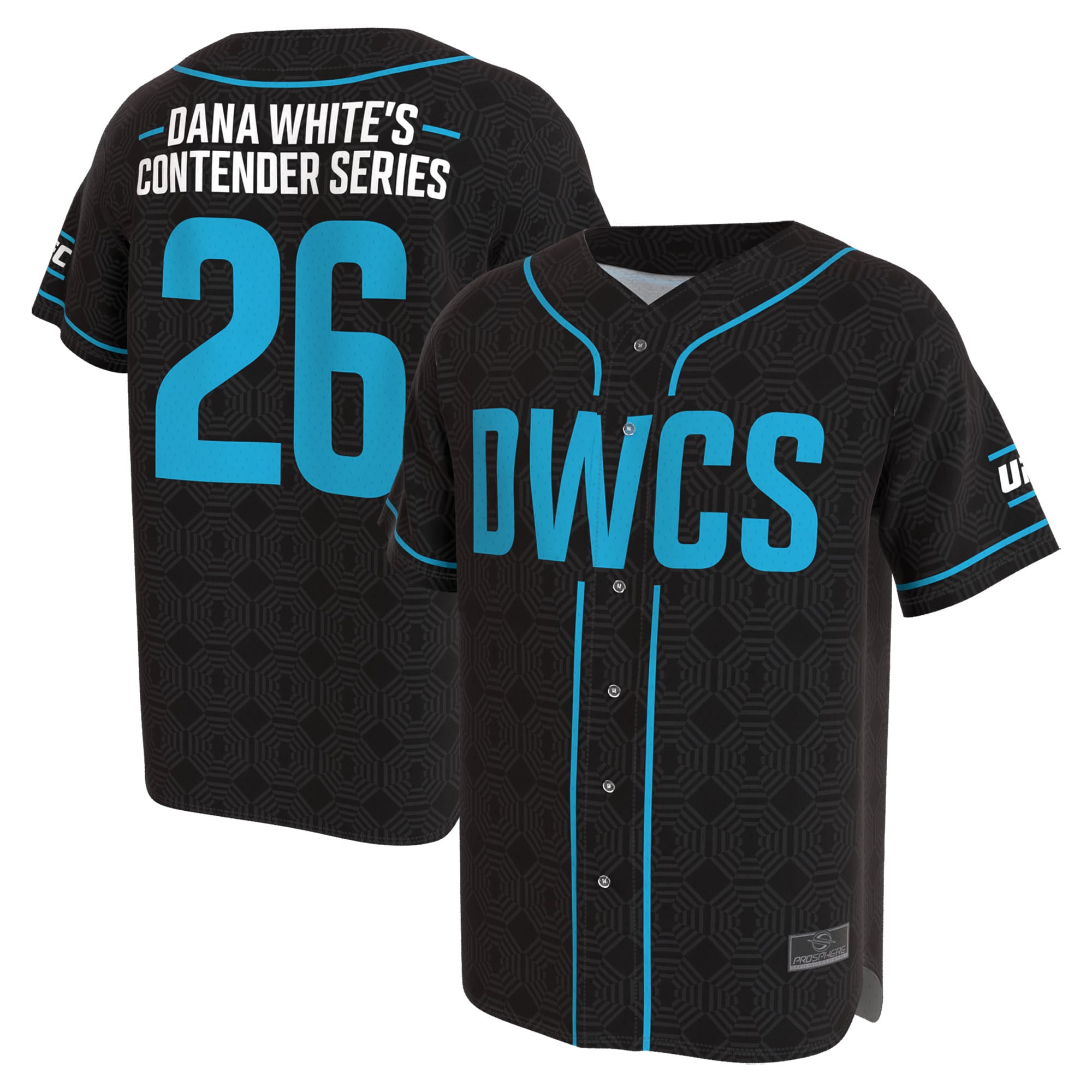 Unisex ProSphere Black Contender Series Baseball Fashion Jersey