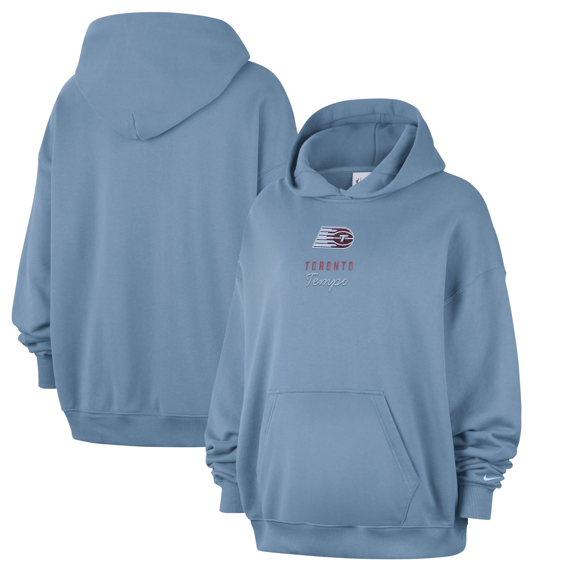 Women's Nike Hydrogen Blue Toronto Tempo Oversized Studio Hoodie