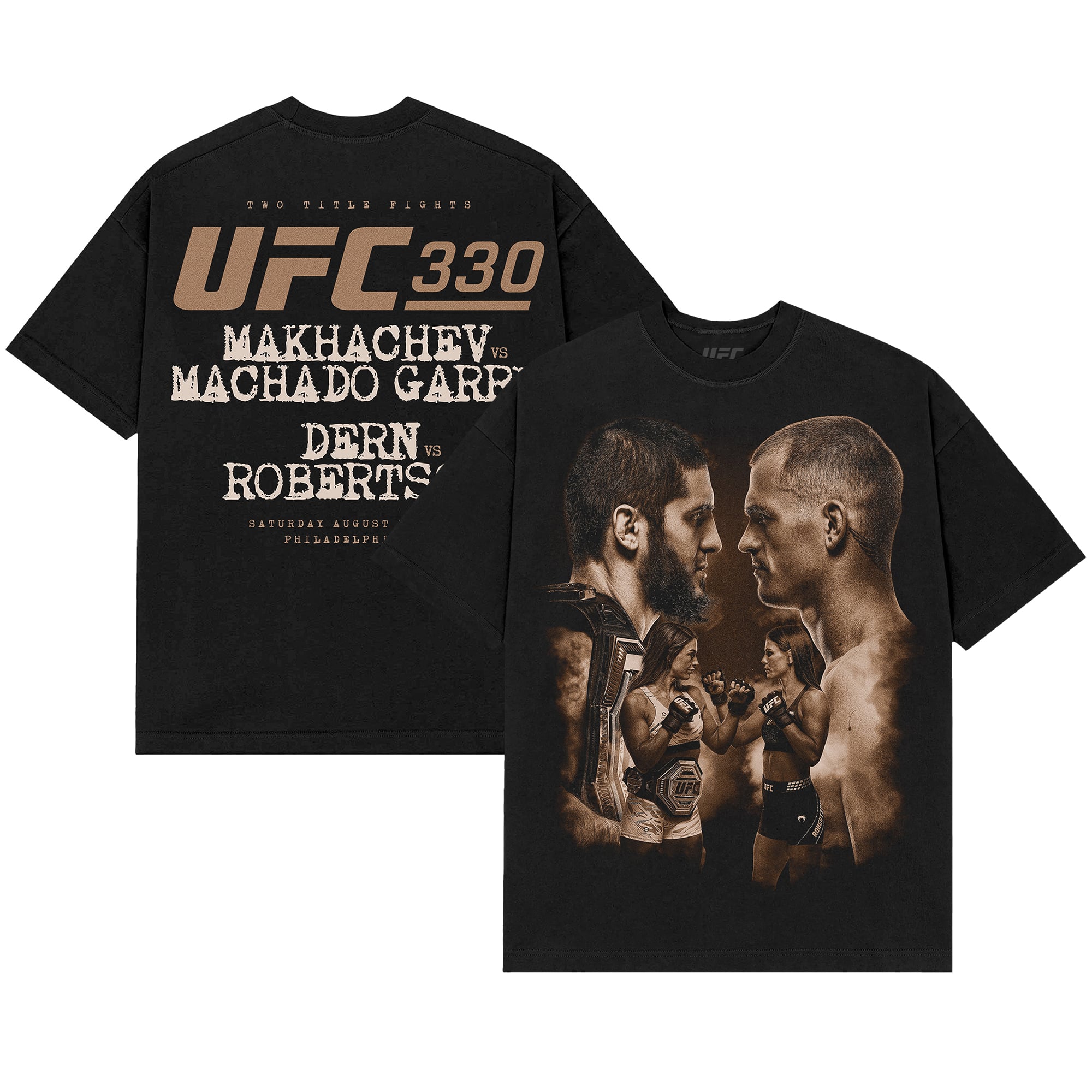 Men's Black UFC 330 Matchup T-Shirt