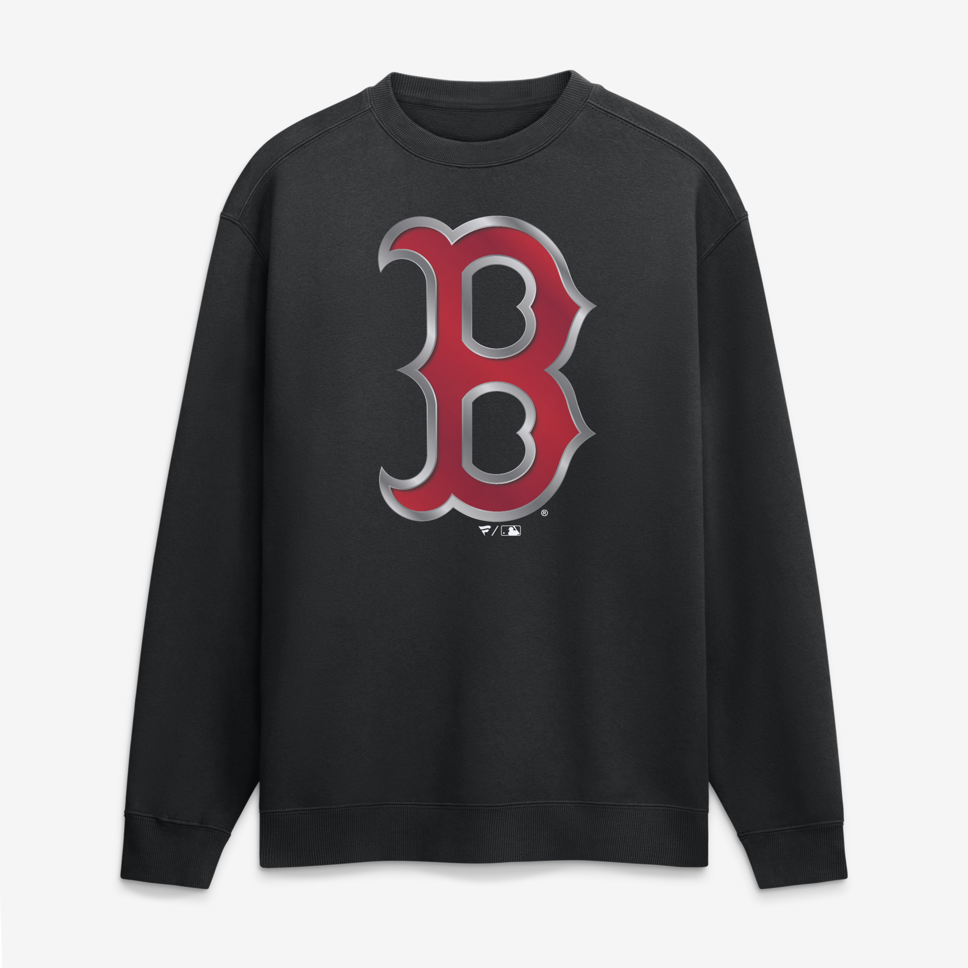 Men’s Black Boston Red Sox Metallic Mascot Sweatshirt Men’s Black Boston Red Sox Metallic Mascot Sweatshirt
