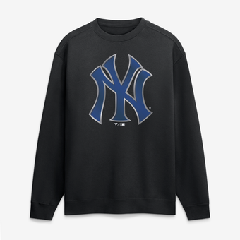 Men's Black New York Yankees  Metallic Mascot Sweatshirt