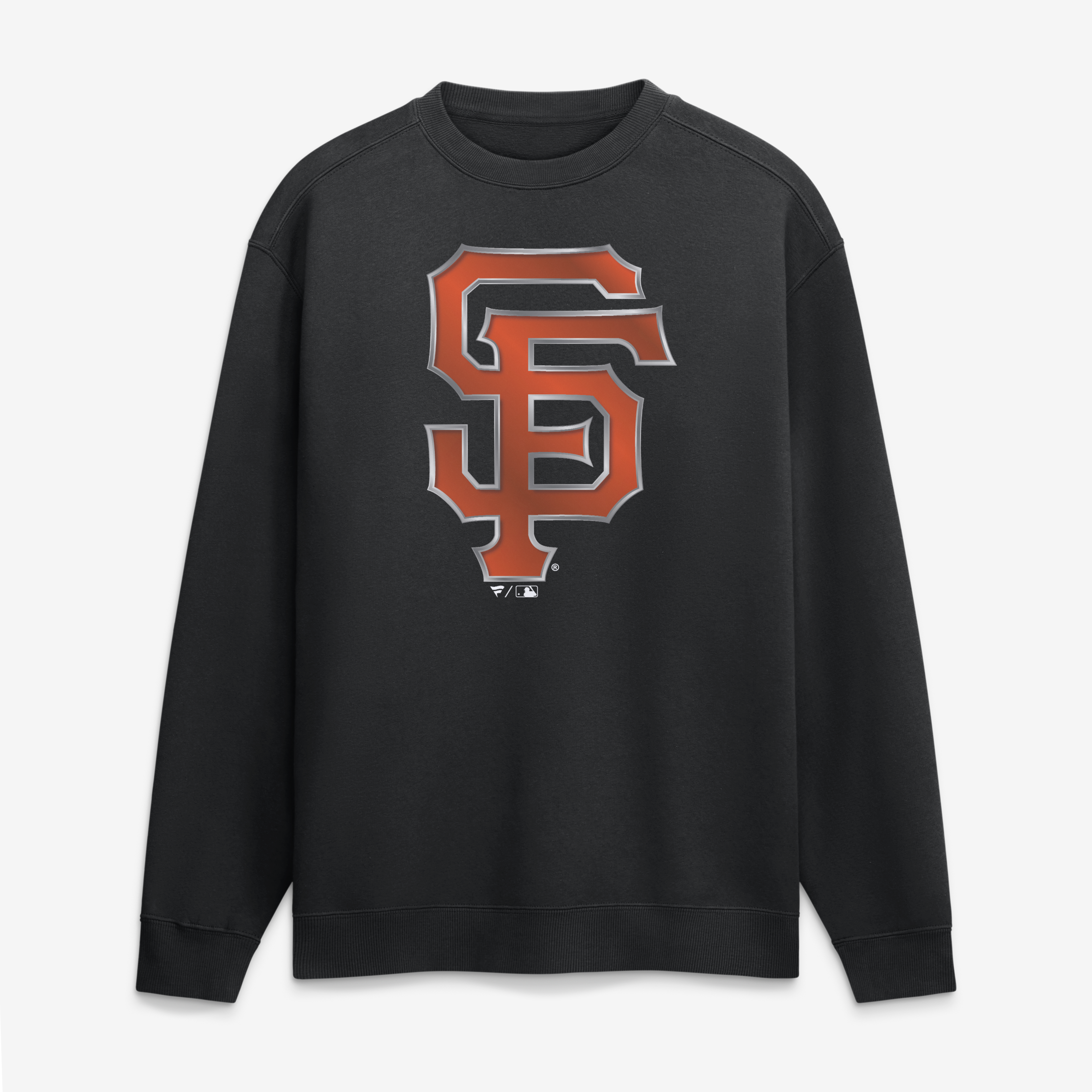 Men's Black San Francisco Giants  Metallic Mascot Sweatshirt